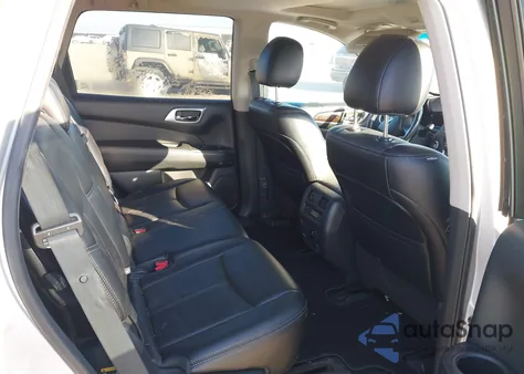 2015 Nissan Pathfinder Sl z USA, uszkodzony, nr VIN 5N1AR2MM9FC666263